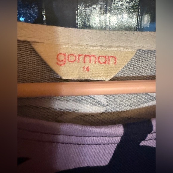 Gorman Purple Jersey Dress Sz 14 Great Condition 💯 Organic Cotton - Picture 2 of 9